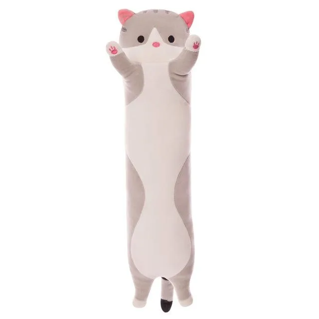 Plush Toys Plush Toys Giant Cat Stuffed Body Pillow Grey 130cm — product photo