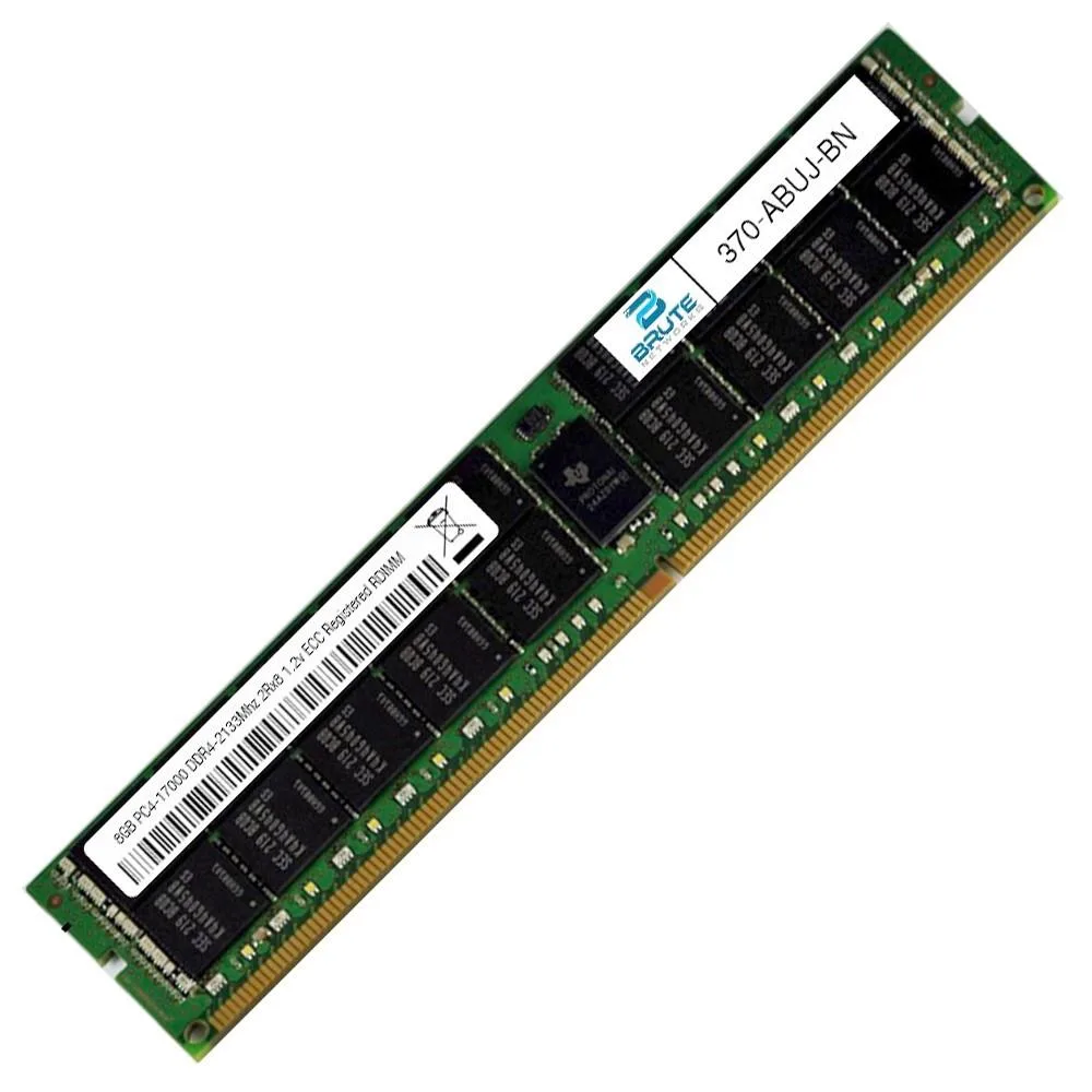 Brute Networks Brute Networks 8GB DDR4-2133 ECC Registered RDIMM 2Rx8 1.2V CL15 288-Pin — product photo