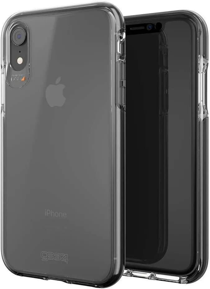 ZAGG ZAGG Gear4 Piccadilly Clear Case for Apple iPhone XR - Black — product photo