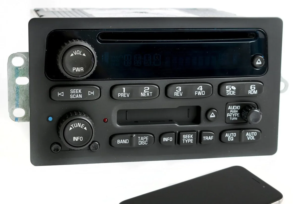 1 Factory Radio 1 Factory Radio 15104156 AM FM CD Cassette Bluetooth Receiver — product photo