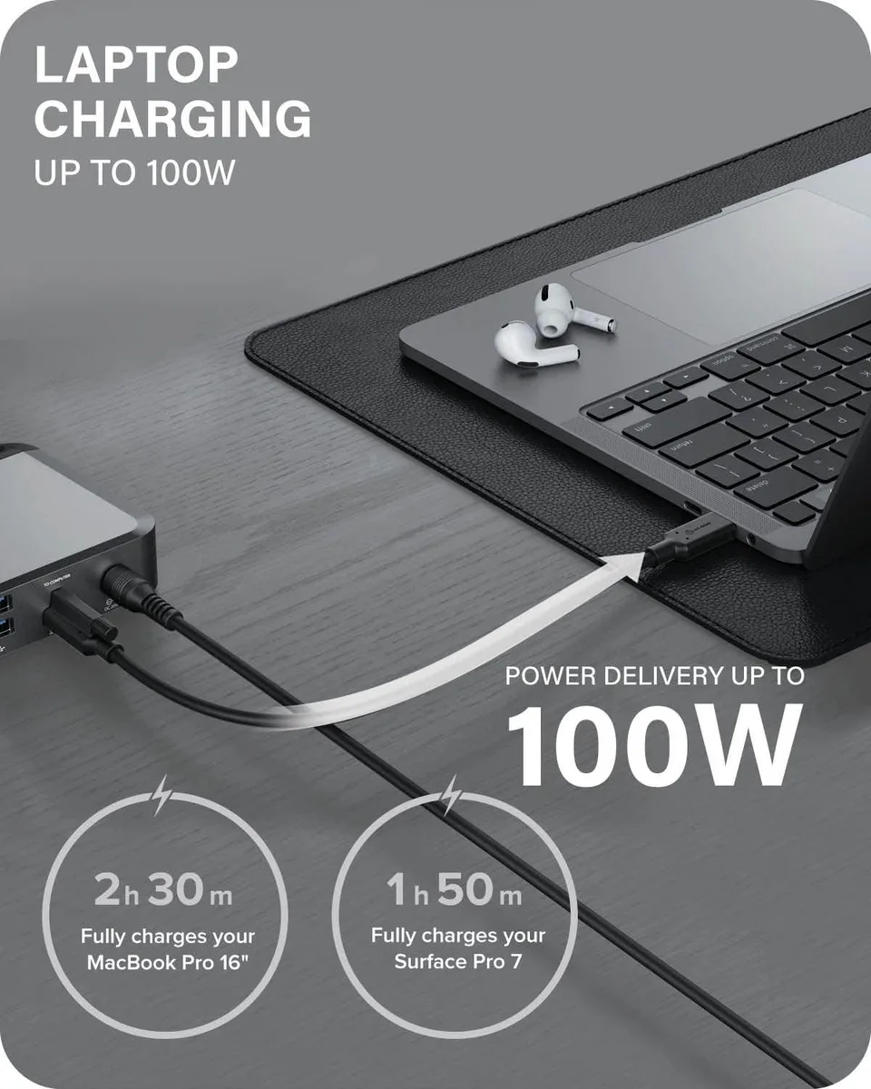 ALOGIC ALOGIC DX3 Triple 4K Docking Station 100W — product photo