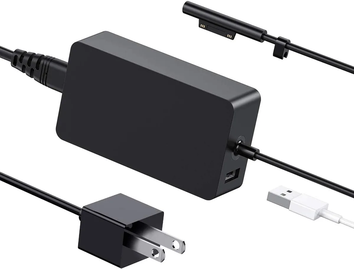 GCROWN GCROWN 1706 65W AC adapter with USB port laptop battery — product photo