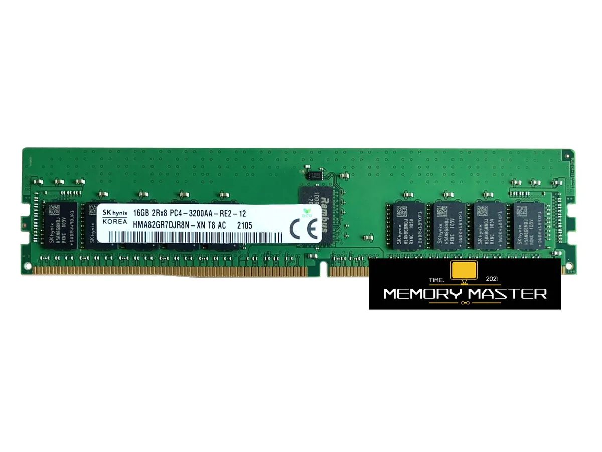 SK hynix SK hynix HMA82GR7DJR8N-XN 16GB DDR4-3200 2Rx8 Registered server RAM — product photo