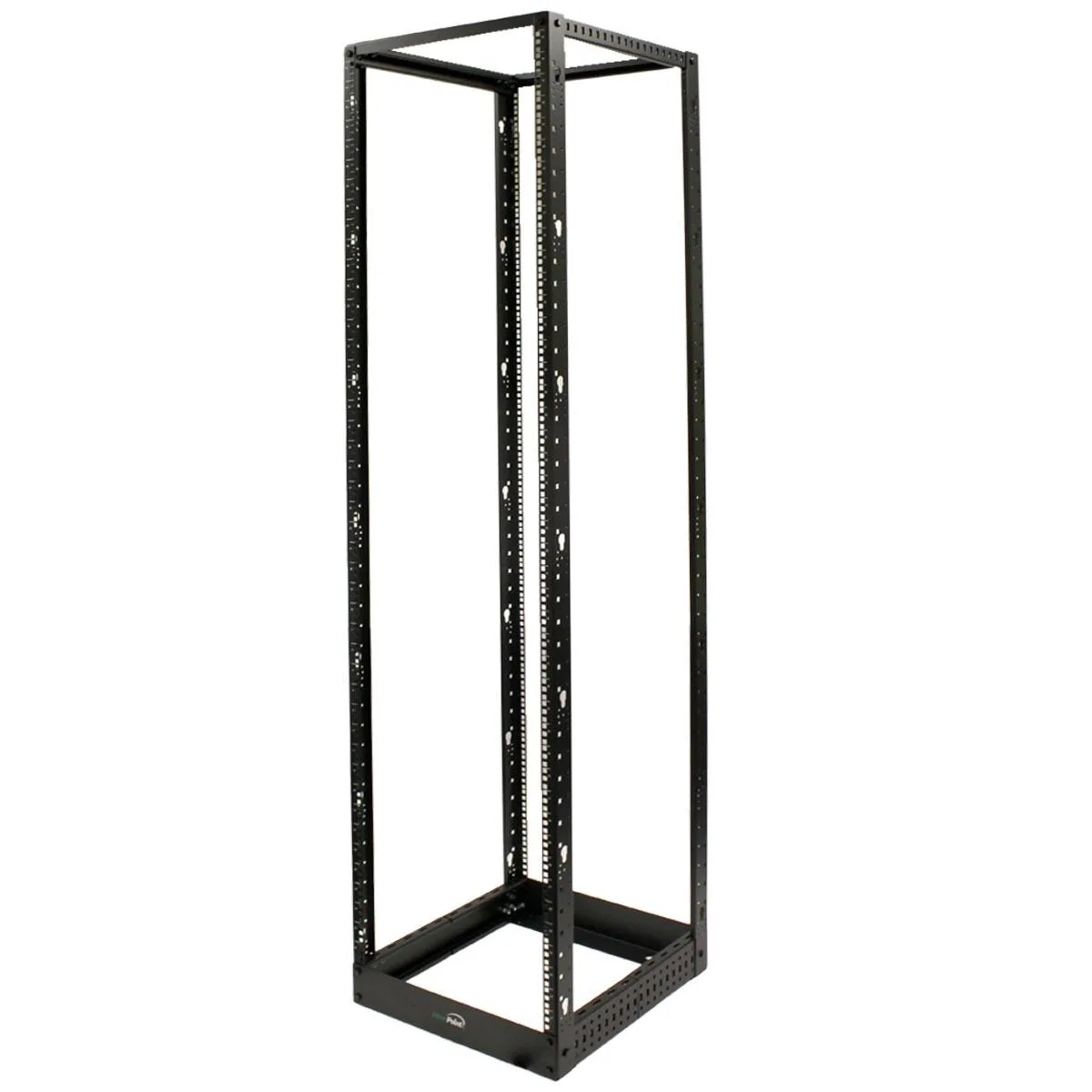 NavePoint NavePoint 45U 4-Post Open Frame Server Rack 19" 22-40" Depth Black — product photo