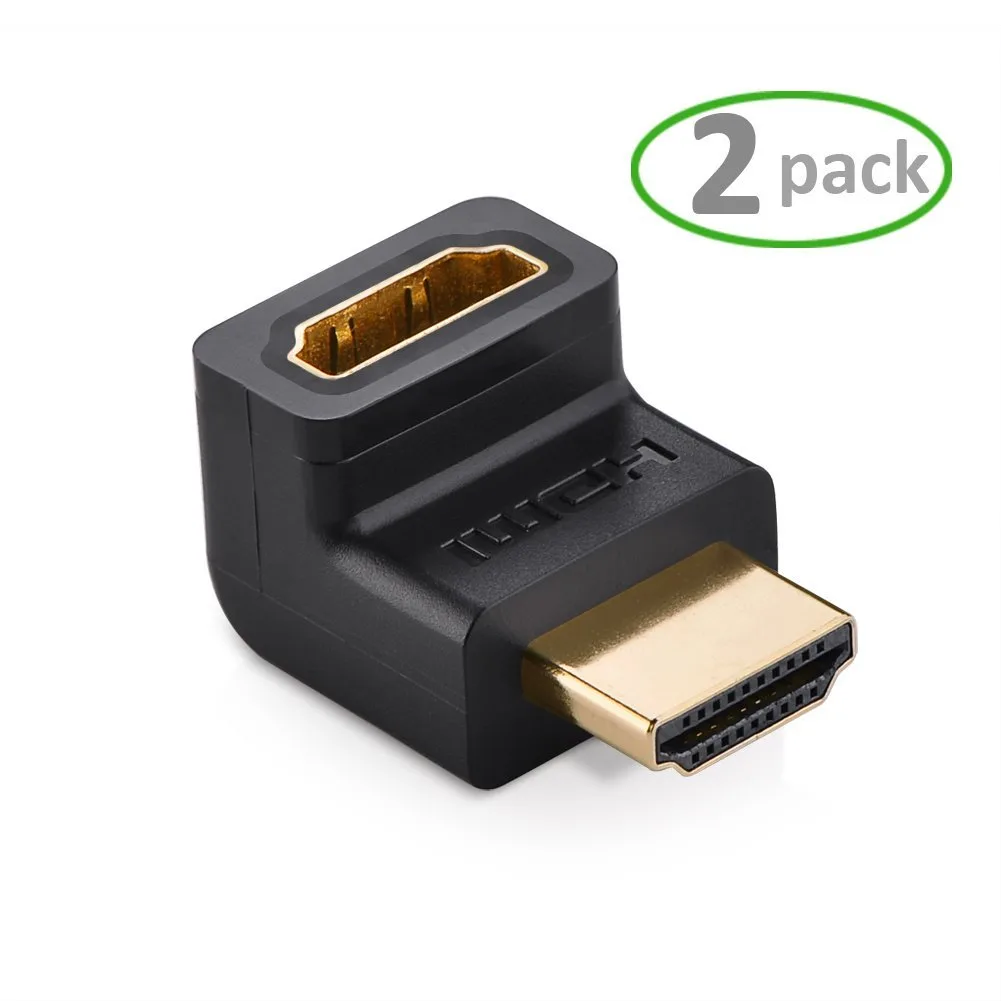 Transway's Marketplace Transway's Marketplace Ugreen 90 Degree HDMI Male to Female Adapter 2 Pack 20110 — product photo