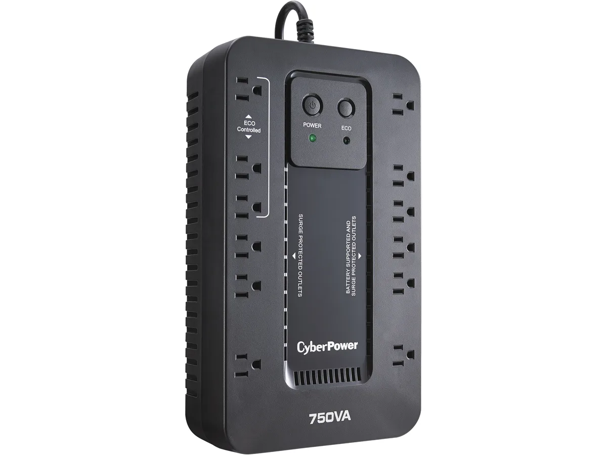 CyberPower CyberPower EC750GTAA 750VA 450W UPS 120V 12 Outlets — product photo