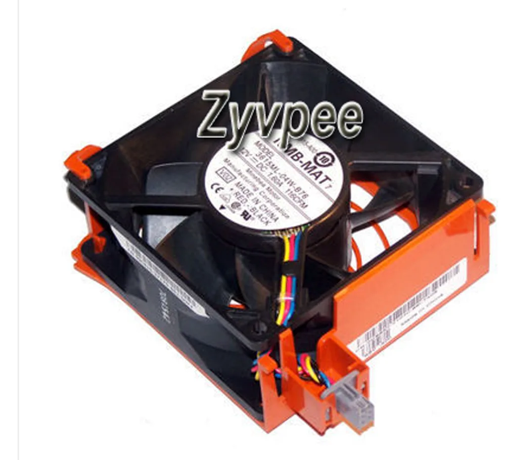 SunnyStar Co., Ltd SunnyStar Co., Ltd 3615ML-04W-B76 90x38mm 12V 1.60A case fan orange bracket Dell PE1900 2900 — product photo