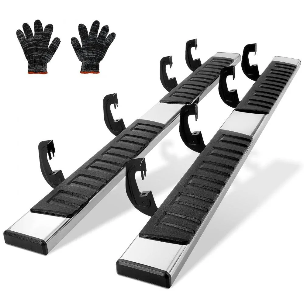 VEVOR VEVOR Running Boards 6in 201 Stainless Steel 500LBS Crew Cab — product photo