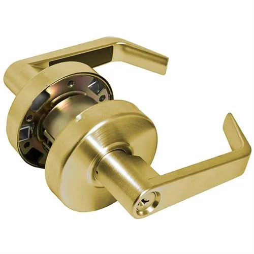 Em-D-Kay Padlocks Em-D-Kay Padlocks TSSL45003 Polished Brass Storeroom Lever Door Lock — product photo