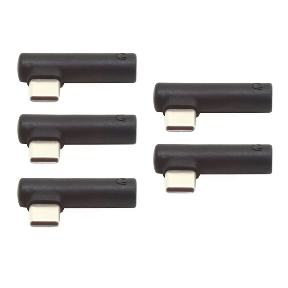 Fervit Fervit USB-C 3.1 to 3.5 mm Audio Adapter 90° 5-Pack — product photo