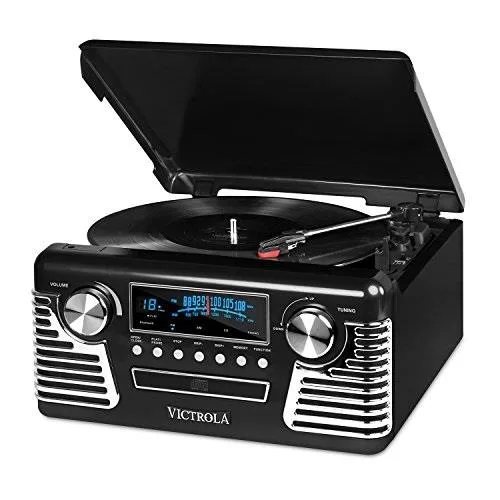 Innovative Technology Innovative Technology V50200BK cartridge 33 45 78 RPM AM FM CD Bluetooth USB 3.5 mm — product photo