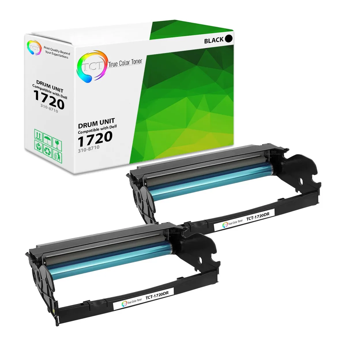 True Color Toner True Color Toner DR1720 Drum Unit 2 Pack Black 30000 Pages — product photo