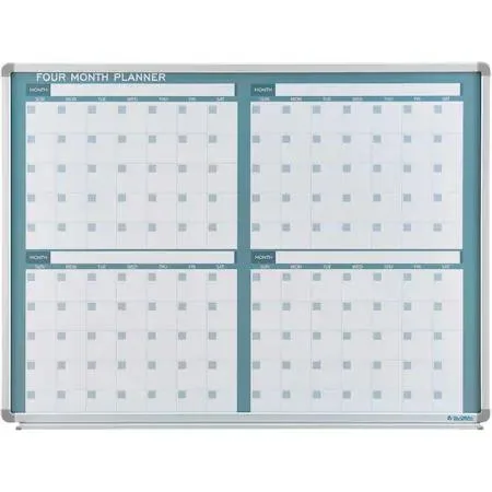 Global Industrial Global Industrial 695867 Dry Erase Calendar Board 36 x 48 White — product photo