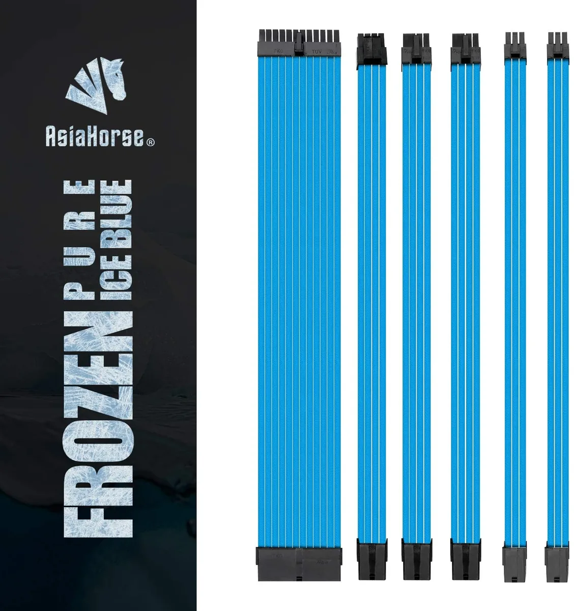 Corn Electronics Corn Electronics 18AWG Internal Power Cable Kit Blue 300mm — product photo