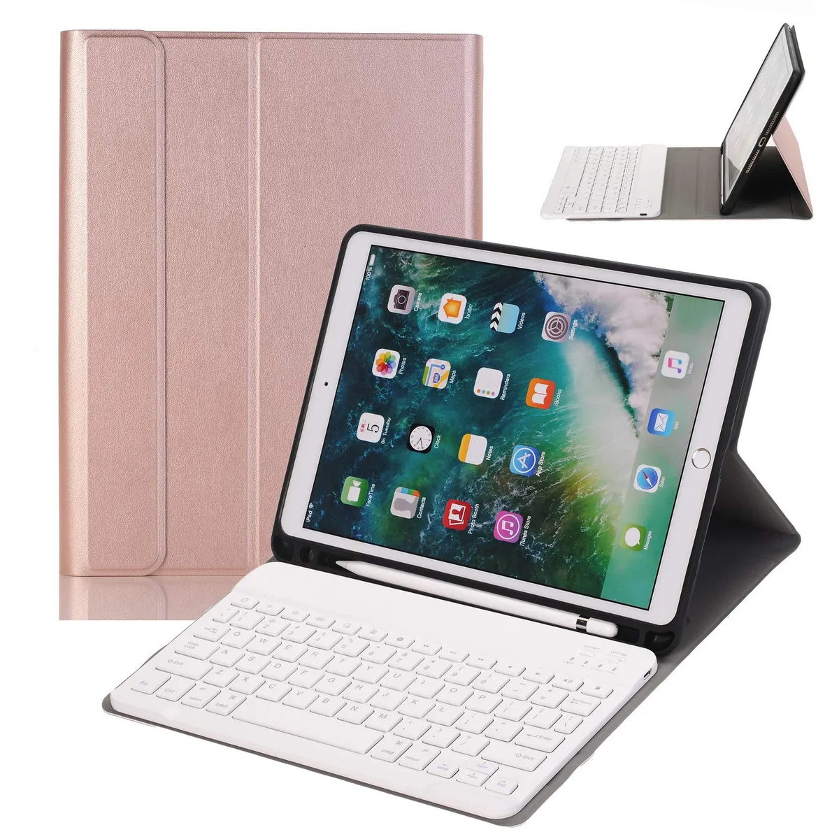 Werleo Werleo iPad Pro 10.5 Keyboard Case Rose Gold — product photo