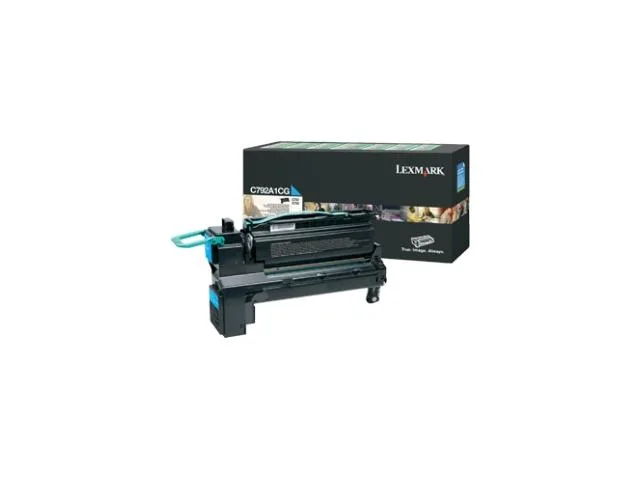Lexmark Lexmark X792X4CG Cyan Toner Cartridge 20000 Pages — product photo