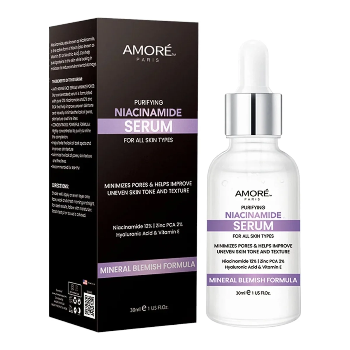 Biologic Solutions Biologic Solutions AM-UPPNS Niacinamide Face Serum 1 fl oz 10% — product photo