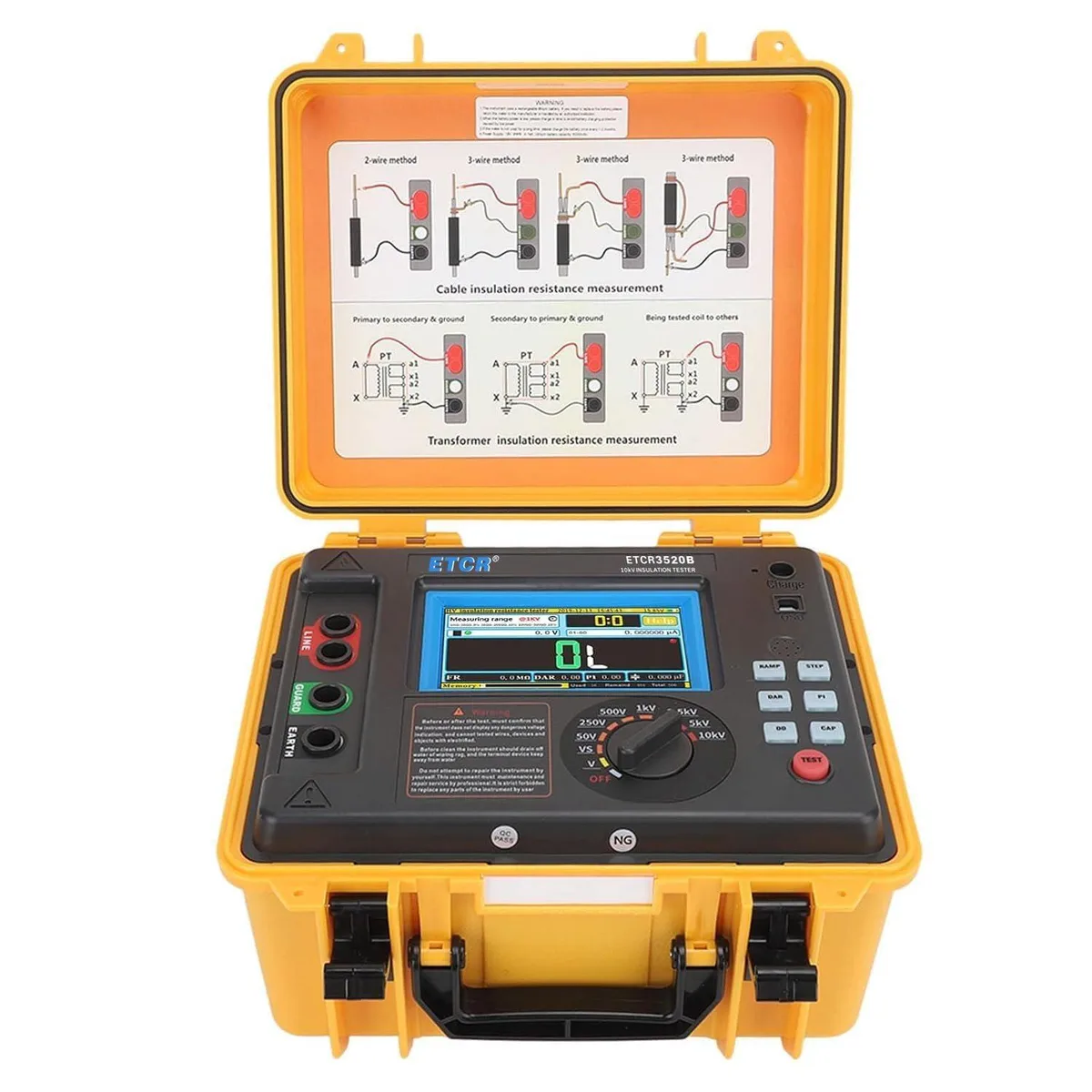ETCR ETCR 3520B 10kV High Voltage Insulation Tester Megohm Meter 20T 7mA electrical system tool — product photo