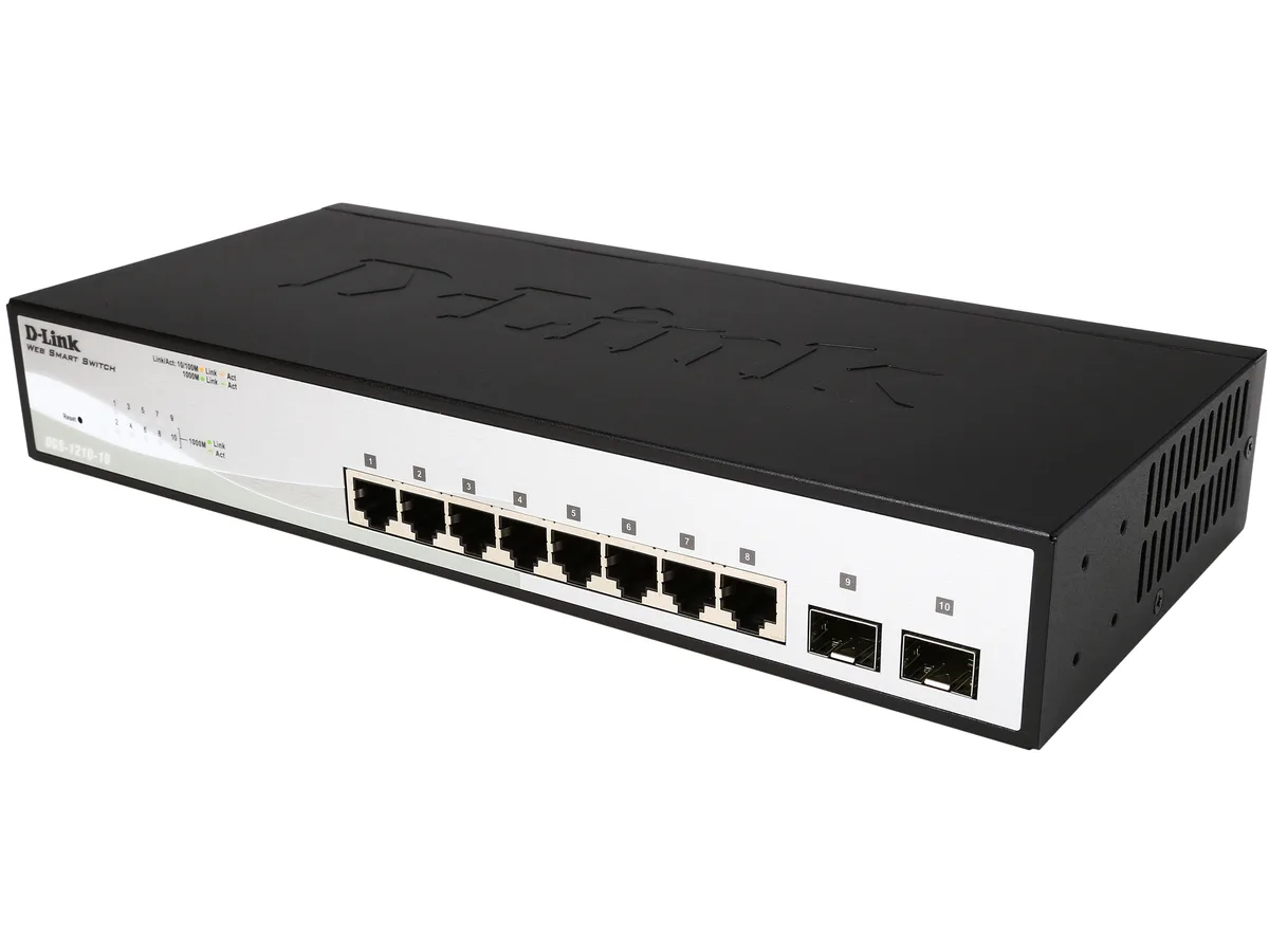 D-Link D-Link DGS-1210-10 10-port Gigabit Smart Managed network switch — product photo