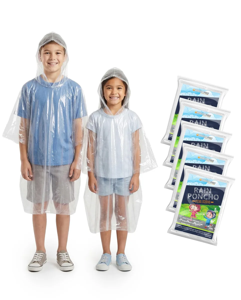 Hagon PRO Rainponcho Clear 5 Pack 40x30in — product photo