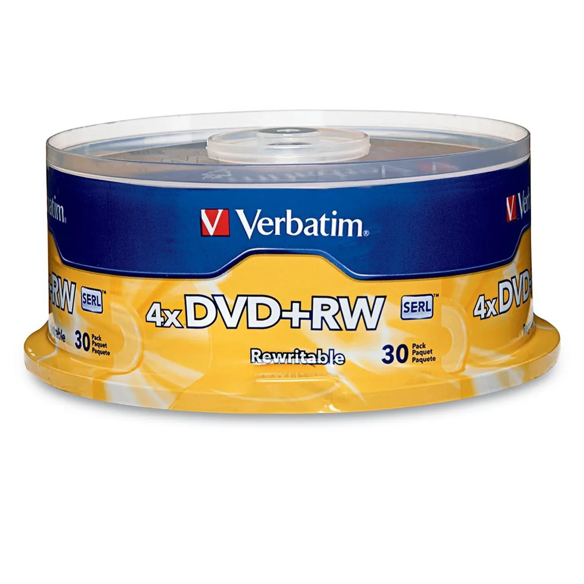VERBATIM VERBATIM 94834 DVD+RW 4.7GB 4X 30 Pack Spindle — product photo