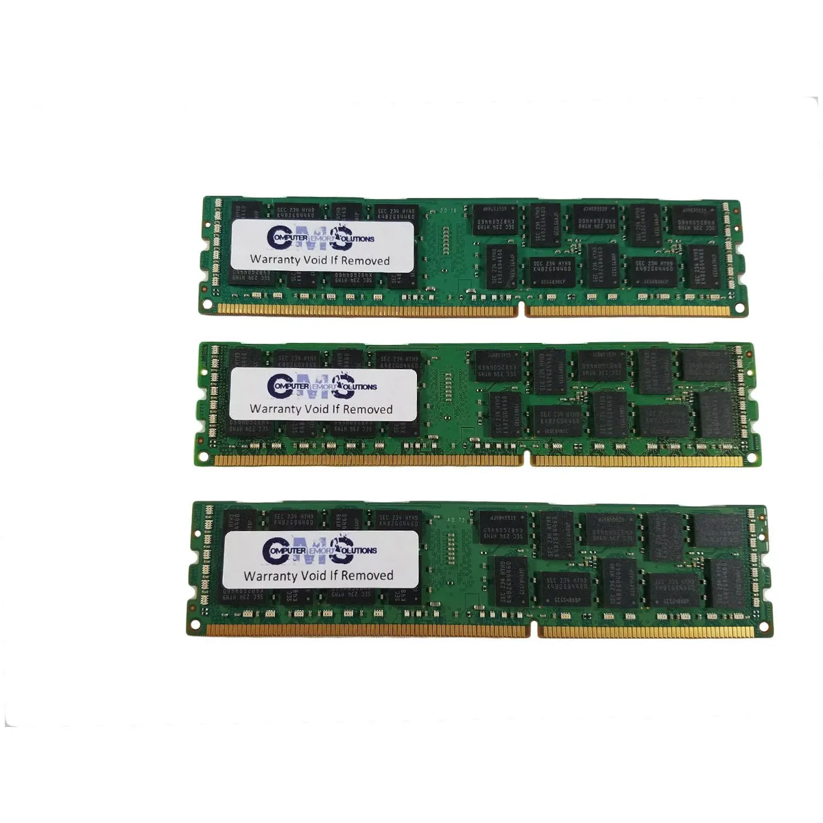 Computer Memory Solutions Computer Memory Solutions 12GB (3x4GB) DDR3 1333 ECC Registered 240-Pin Kit - C20 — product photo