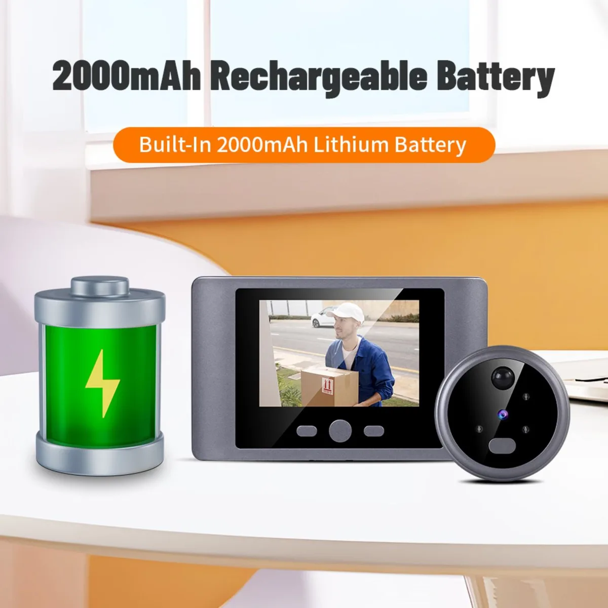 visiPower visiPower N100 2.8″ 160° Peephole Viewer 2000mAh 128GB TF — product photo