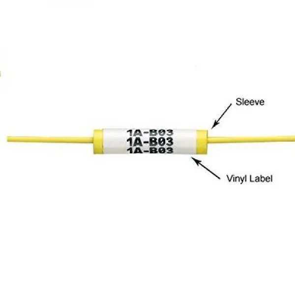 Panduit Panduit Labelcore Sleeve for 2mm Simplex Fiber Optic Cable — product photo