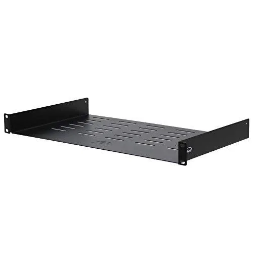  NavePoint 8541763584 1U Vented Rack Shelf 10.5" Black 22 lbs — product photo