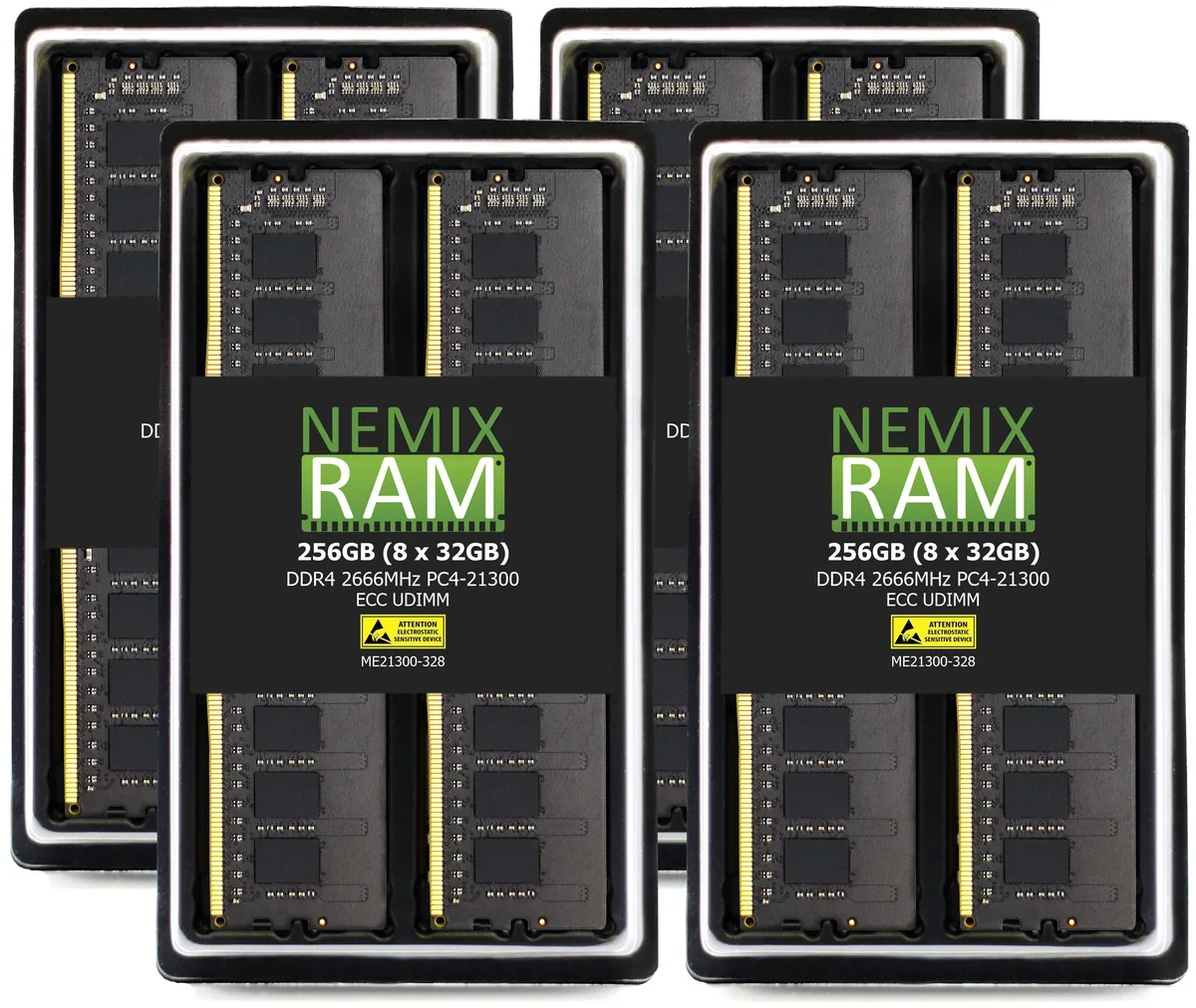 NEMIX RAM NEMIX RAM 256GB (8x32GB) DDR4 2666 ECC UDIMM server RAM — product photo