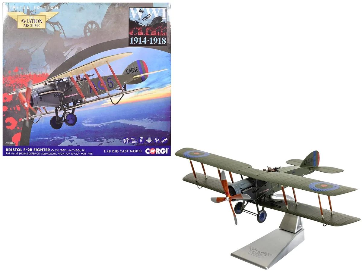Corgi Corgi Bristol F-2B Fighter "Devil-in-the-Dusk" 1/48 Diecast hobby collectible — product photo