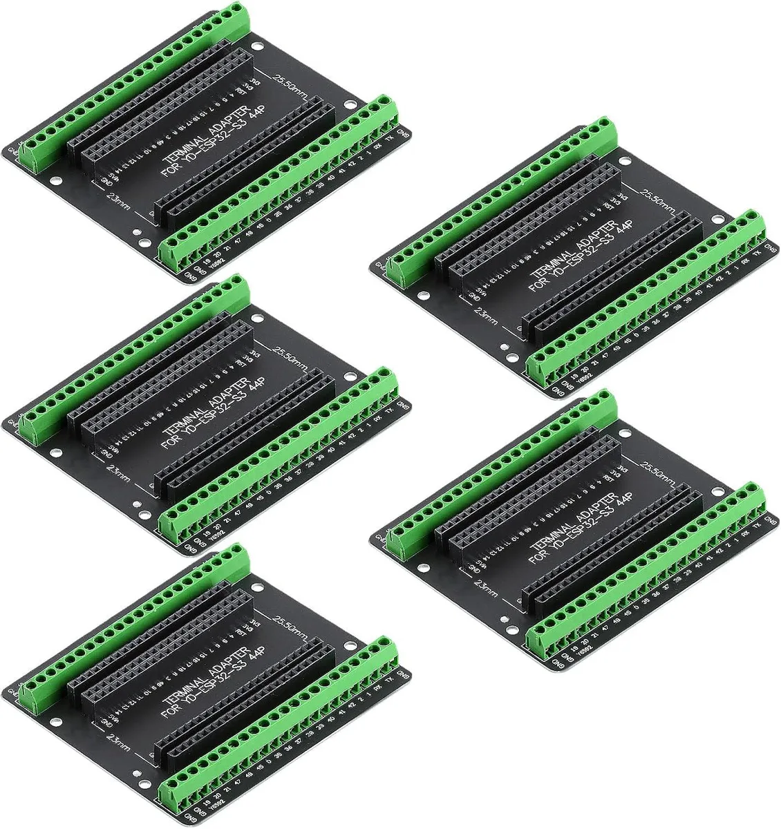 MCDODO MCDODO ESP32-S3 GPIO 1 into 2 44 Pin Expansion Board 5PCS — product photo