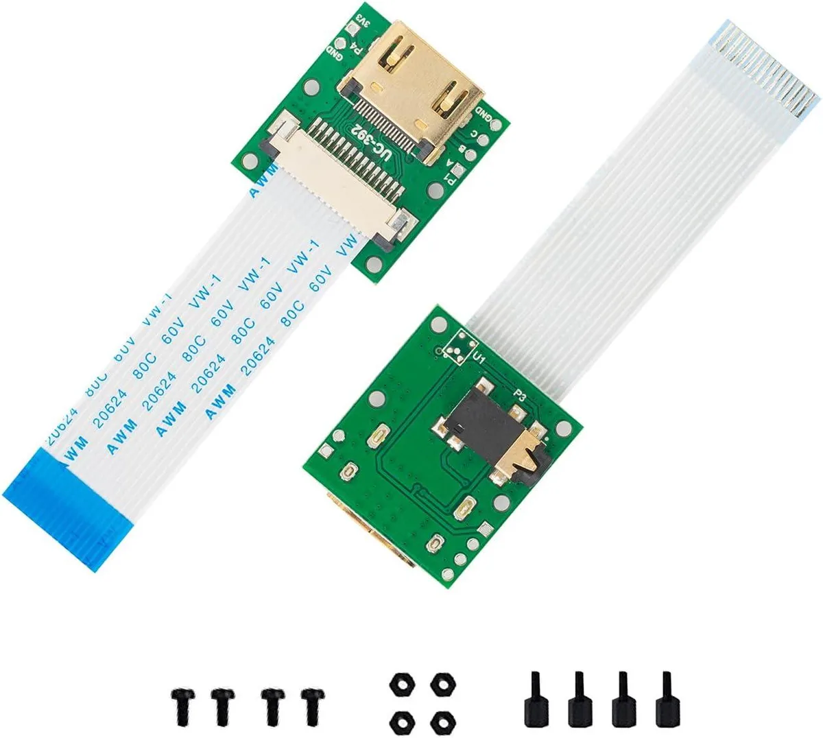 FLEANE FLEANE CSI to HDMI Extension Module 15pin 60mm FPC Cable Pack of 2 — product photo