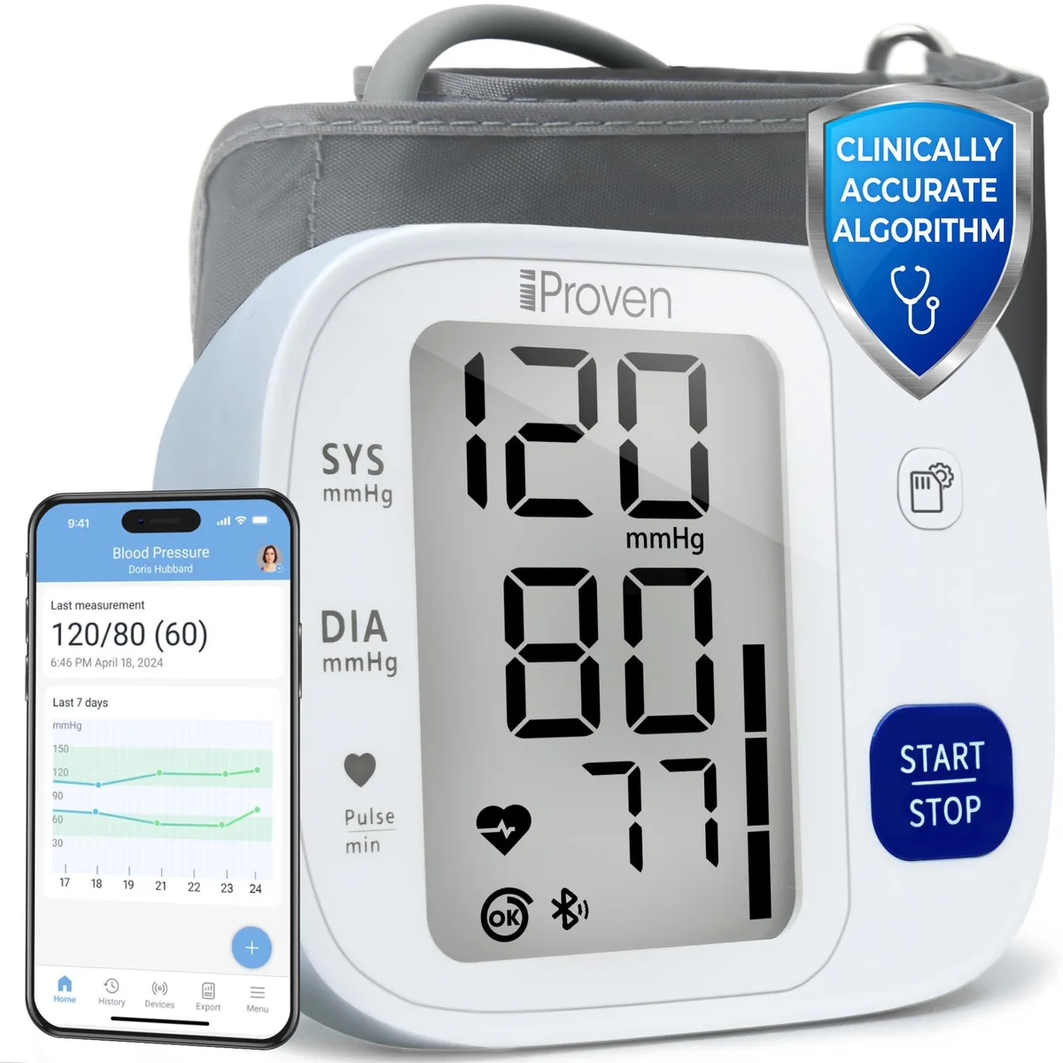  iProvèn BPM-35-US-L1 Bluetooth Blood Pressure Monitor — product photo