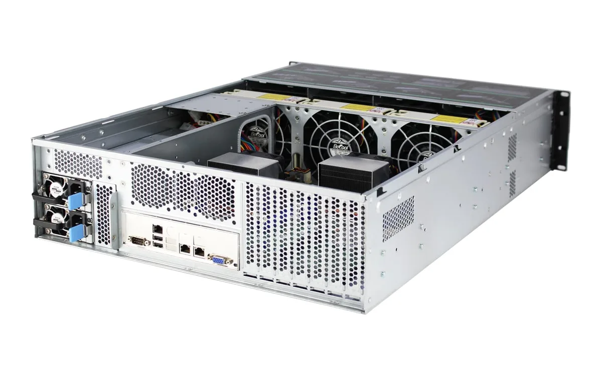 HOTCFWQ HOTCFWQ 3U 16-Bay Server Chassis 12Gb/s Expander Backplane — product photo