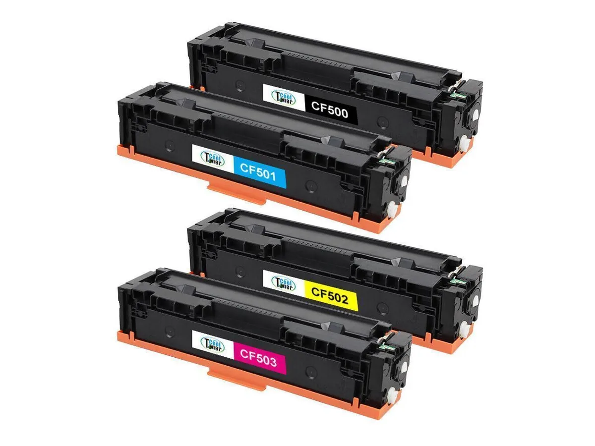 V4ink V4ink 202X CF500X Toner Cartridge 4PK KCMY Full Set — product photo
