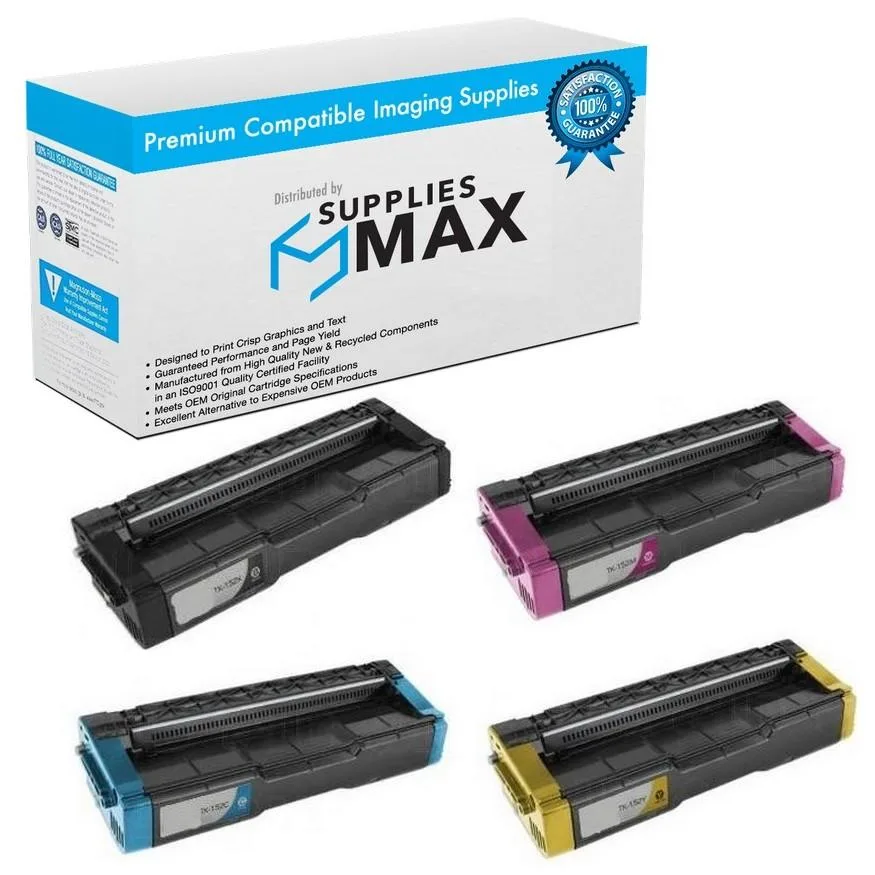 SuppliesMax SuppliesMax KYOTK-152MP Toner Cartridge Combo Pack BK/C/M/Y — product photo