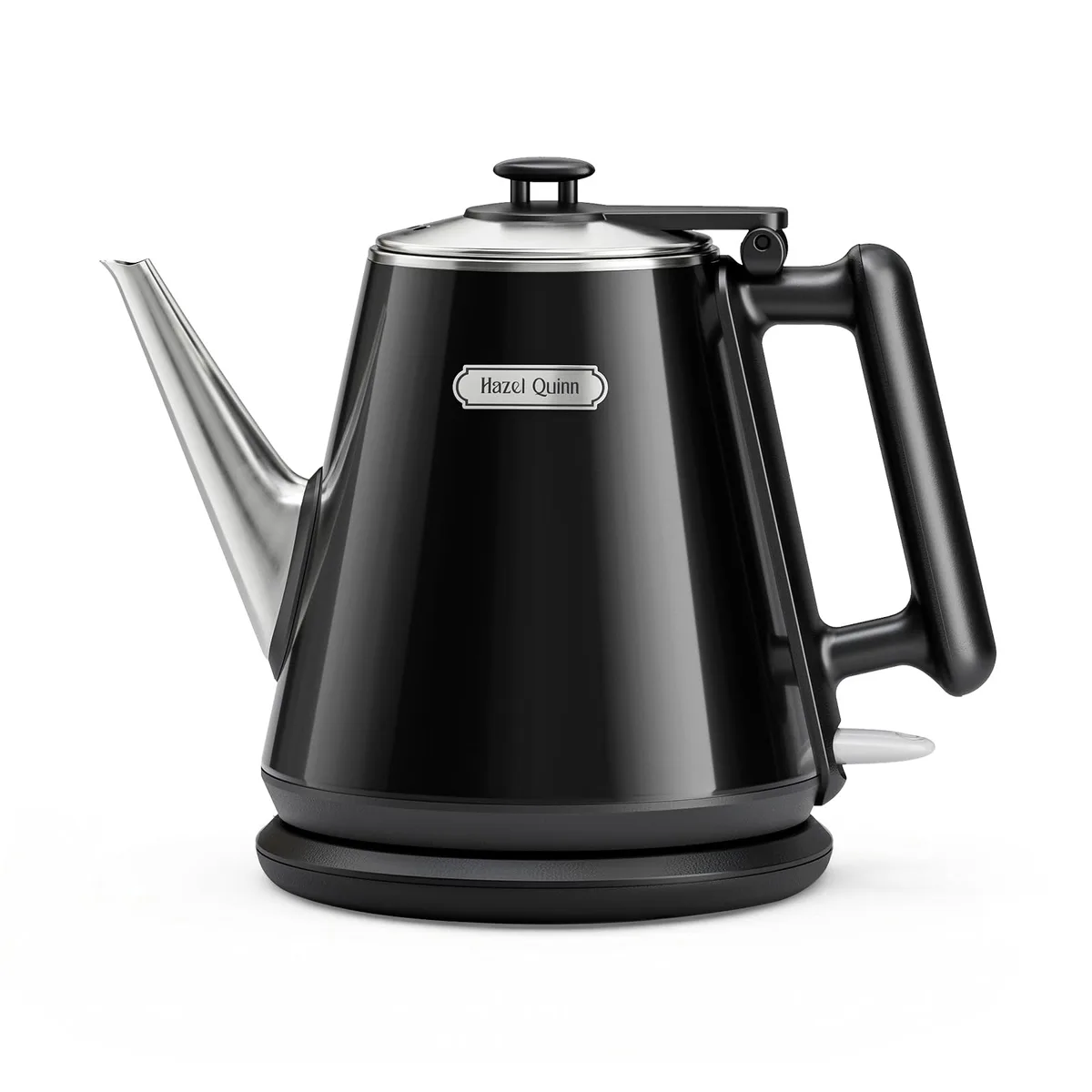  Hazel Quinn Electric Kettle 1L 800W 304 Stainless Steel Jet Black — product photo