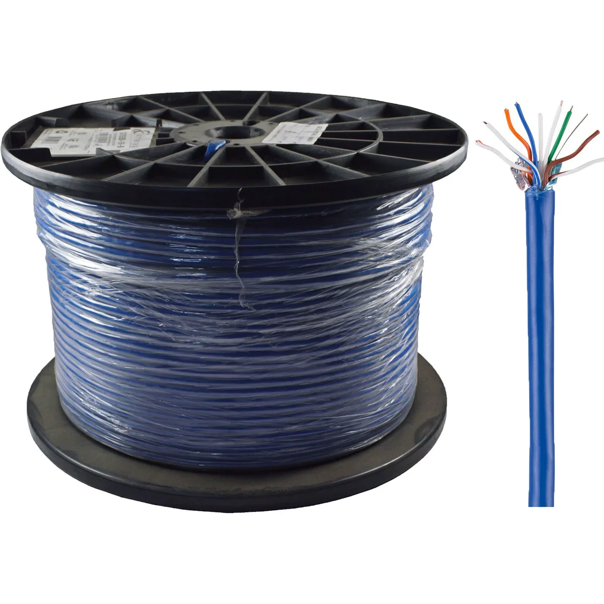 METRA METRA CAT5e 350MHz Shielded Blue 1000ft video accessory — product photo
