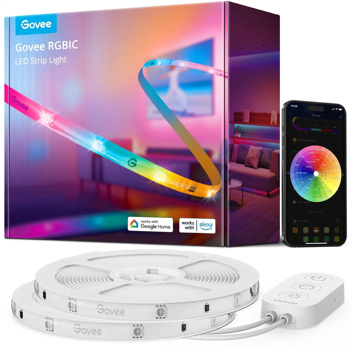 TP-LINK H619E 65.6ft RGBIC LED Strip Lights — product photo