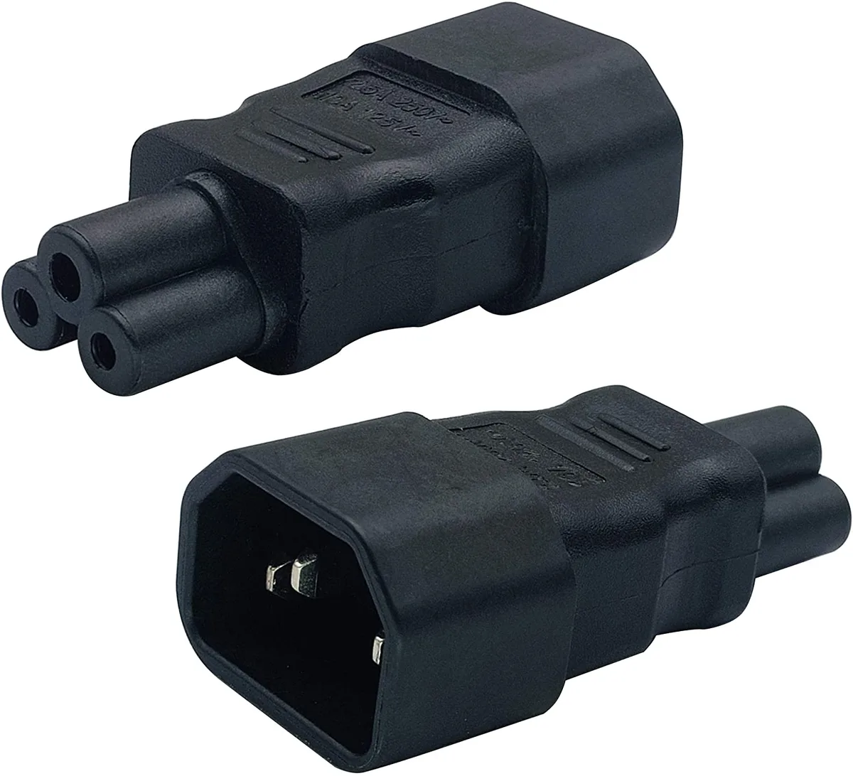 TeKit TeKit C14 to C5 power adapter 2 pack — product photo