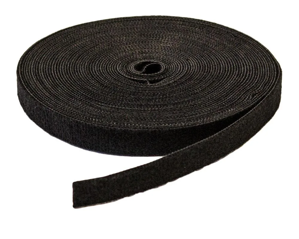 NavePoint NavePoint Hook & Loop Cable Ties 10M 33ft 2-pack 1/2" Black — product photo