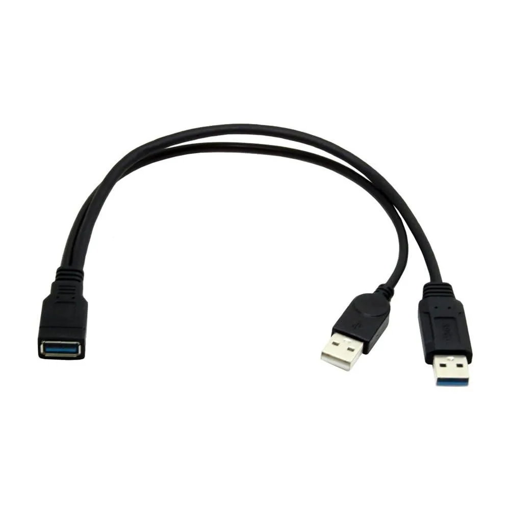 Fervit Fervit USB 3.0 Female to Dual USB Male Y Cable 30cm — product photo