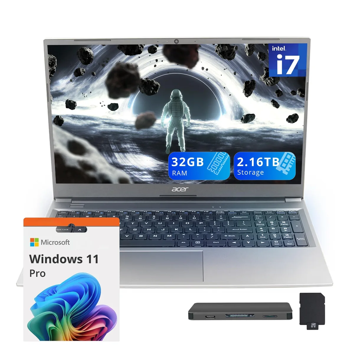Acer America Acer America Aspire Lite 15.6" i7-1255U 32GB 2.16TB Docking Station Gray — product photo