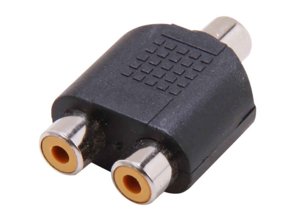 Nippon Labs Nippon Labs RCA-1F2F audio adapter 1 RCA Female to 2 RCA Female — product photo