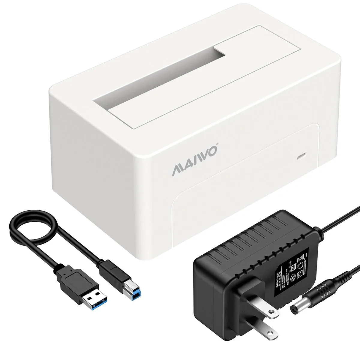 MAIWO MAIWO SAS SATA 2.5 3.5 inch Docking Station White — product photo