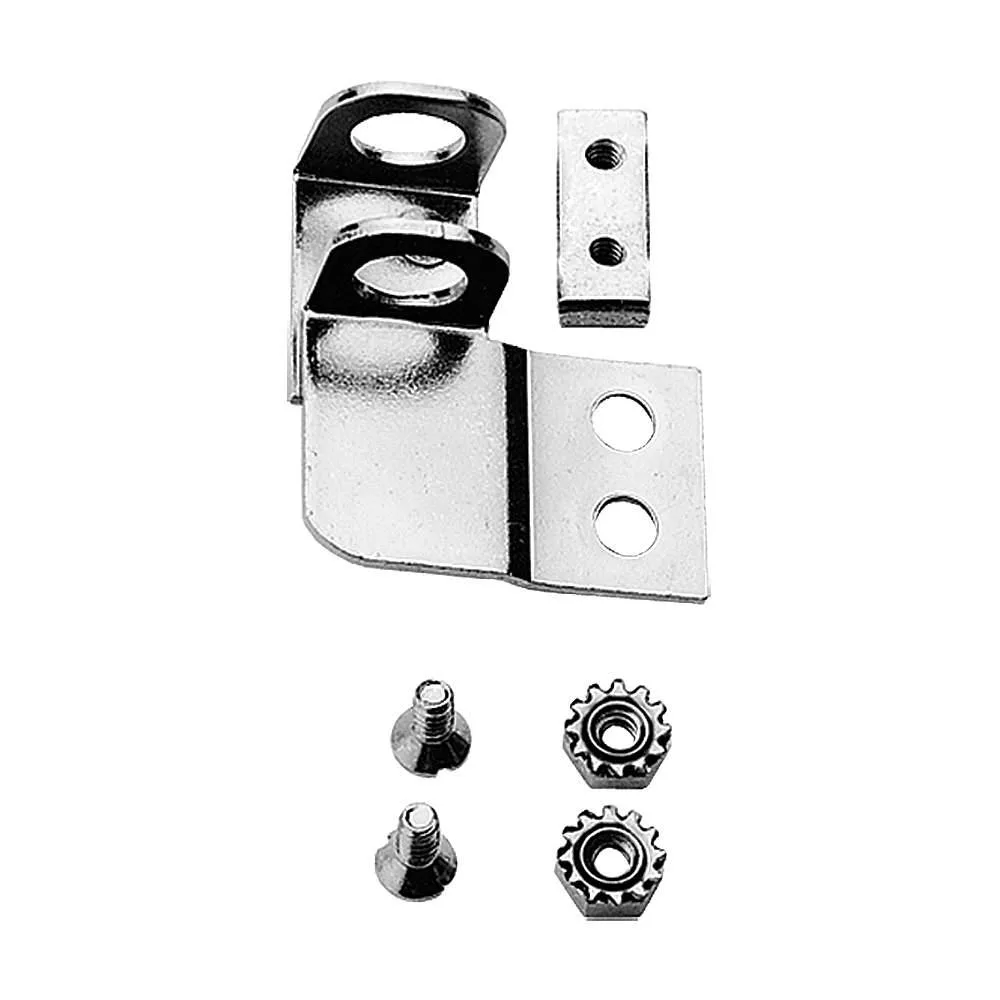Steel padlock kit with plated finish and mounting hardware