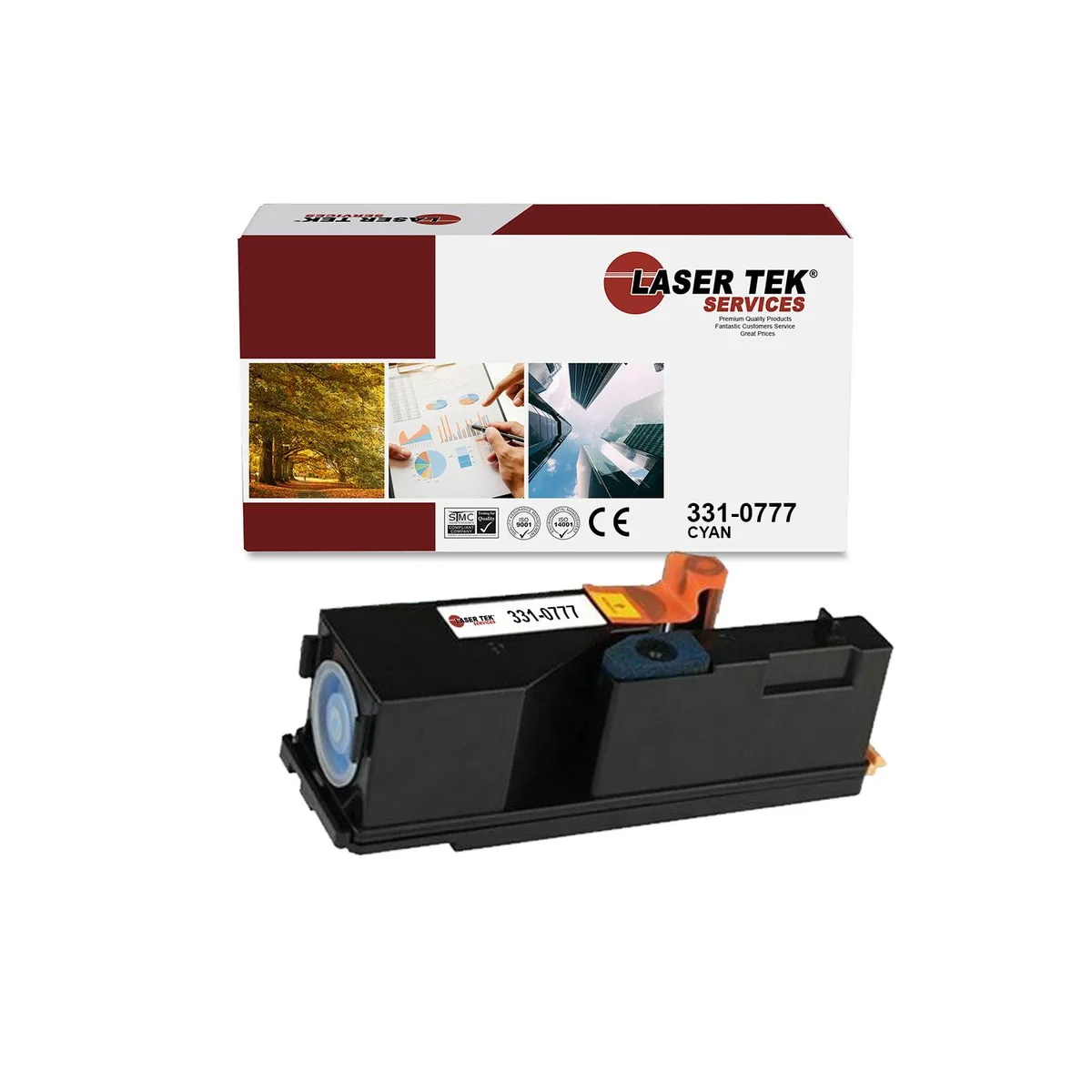 Laser Tek Services Laser Tek Services 331-0777 Cyan Toner Cartridge 1400 Pages — product photo