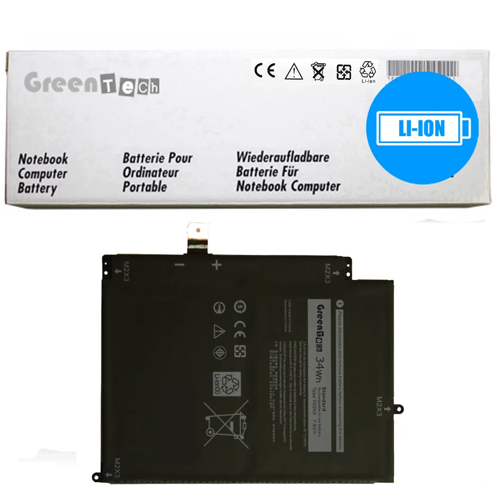 NShi NShi laptop battery 34WHR 7.6V 4474mAh for Dell Latitude 7285 2-in-1 — product photo