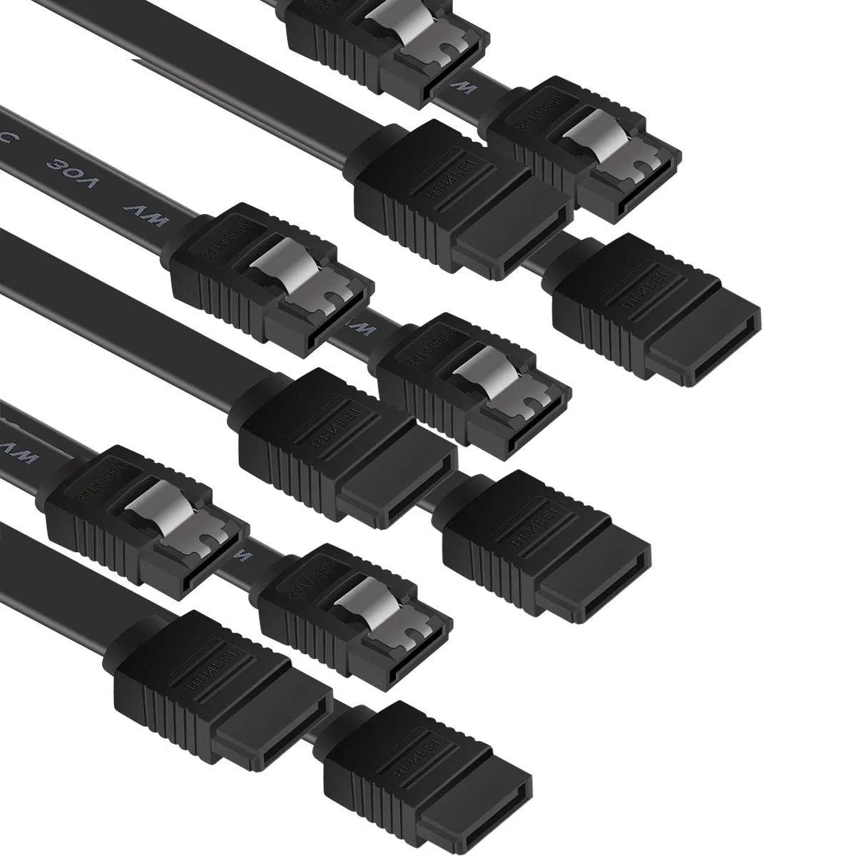  BENFEI SATA III 6 Gbps cable 6 pack 18 inch black — product photo